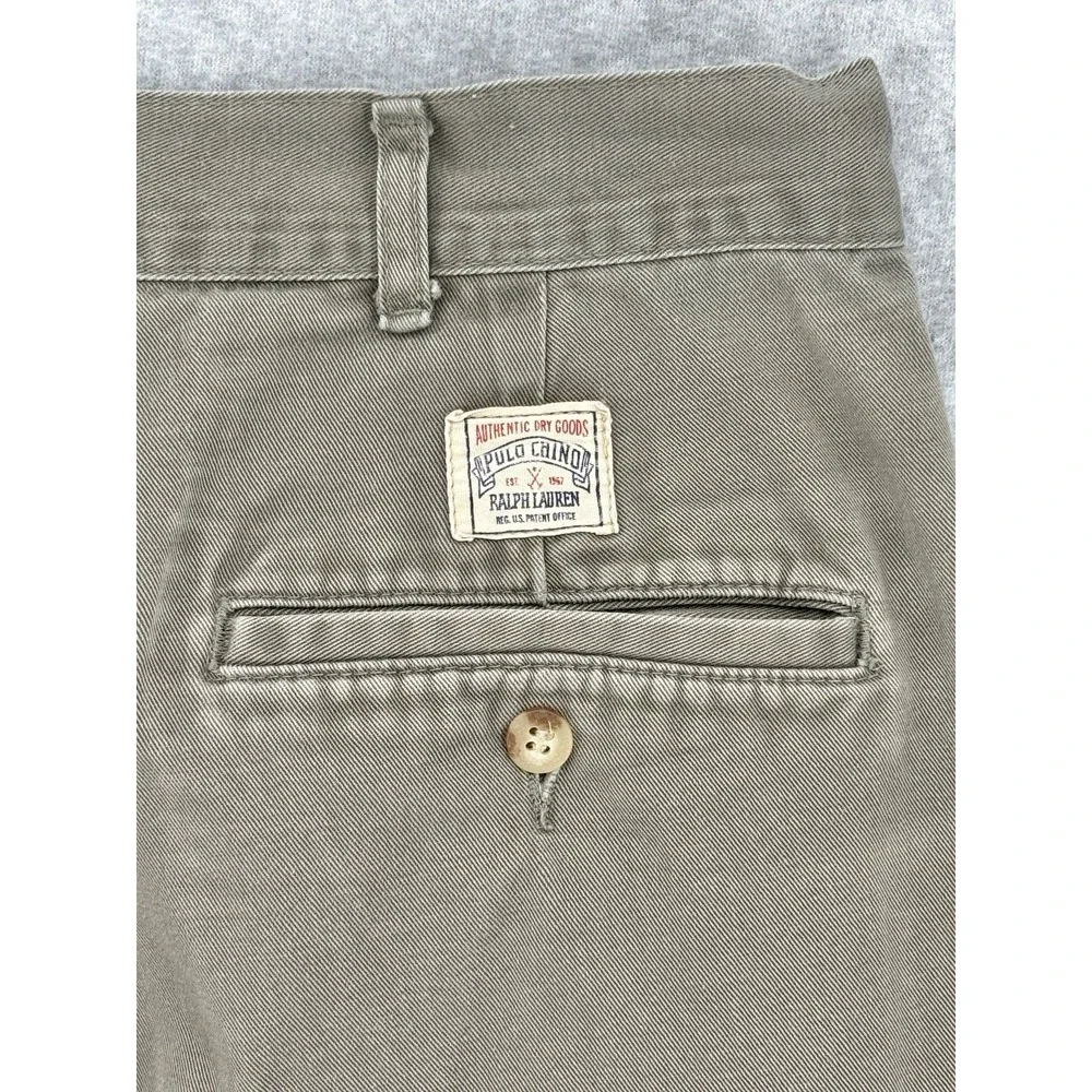 Vintage Polo Ralph Lauren USA Polo Chino Pleated Khaki Pants Men's 38x32